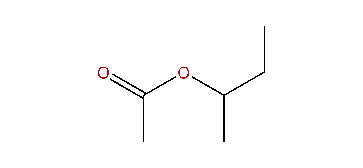 1-Methylpropyl ester acetic acid